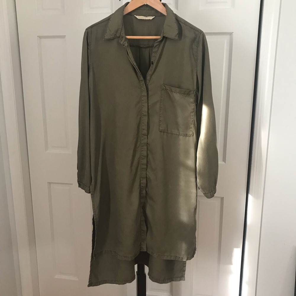 Zara Asymmetric Shirt Dress
